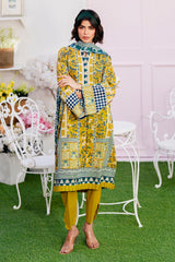 3 Piece Unstitched Printed Lawn Suit SD-52115