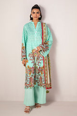 3 Piece Unstitched Printed Lawn Suit SD-52116