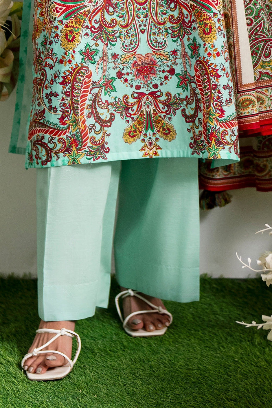 3 Piece Unstitched Printed Lawn Suit