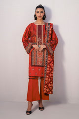 3 Piece Unstitched Printed Lawn Suit SD-52117