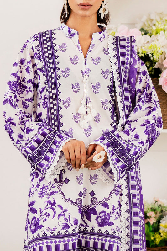 3 Piece Unstitched Printed Lawn Suit SD-52118