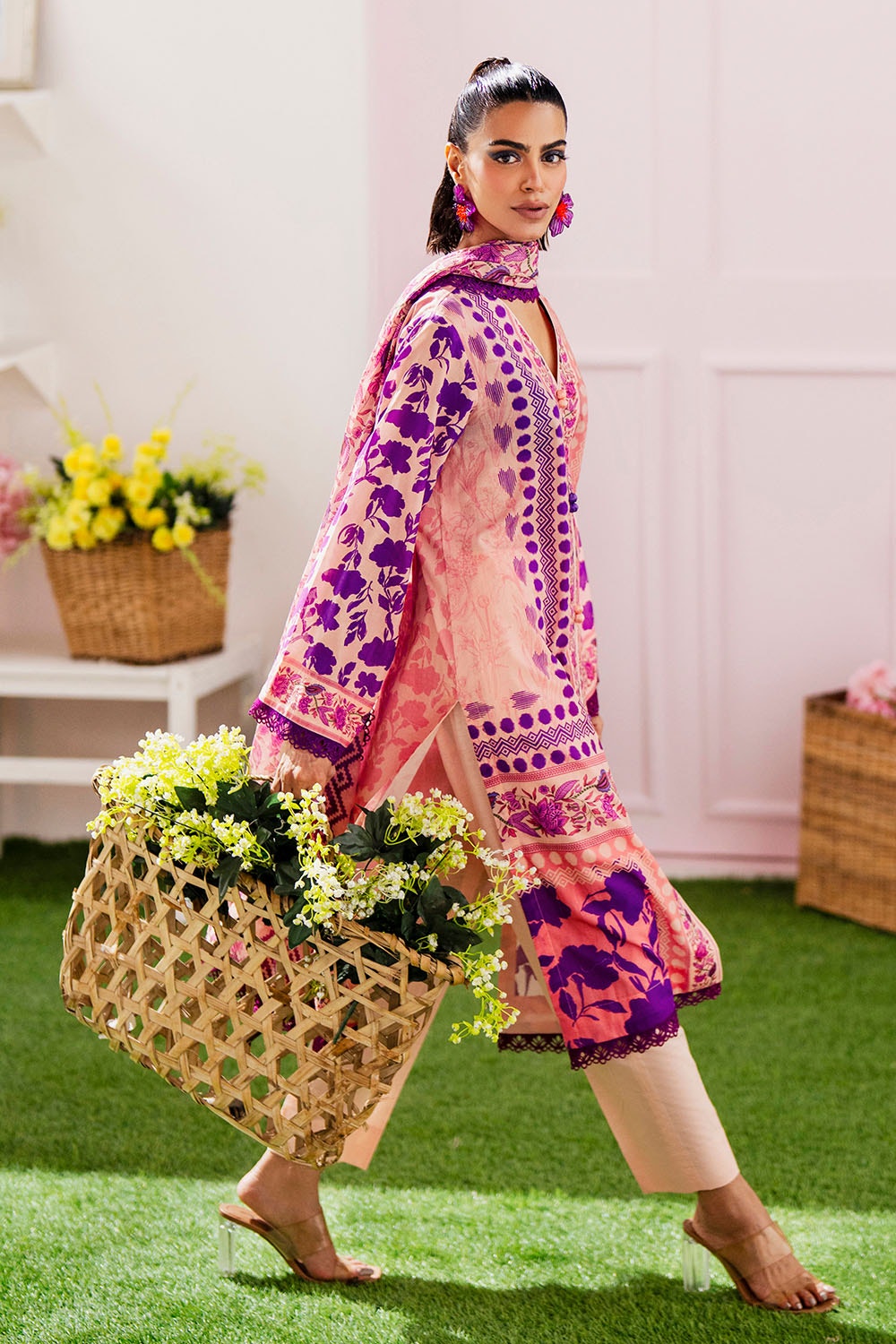 3 Piece Unstitched Printed Lawn Suit SD-52119
