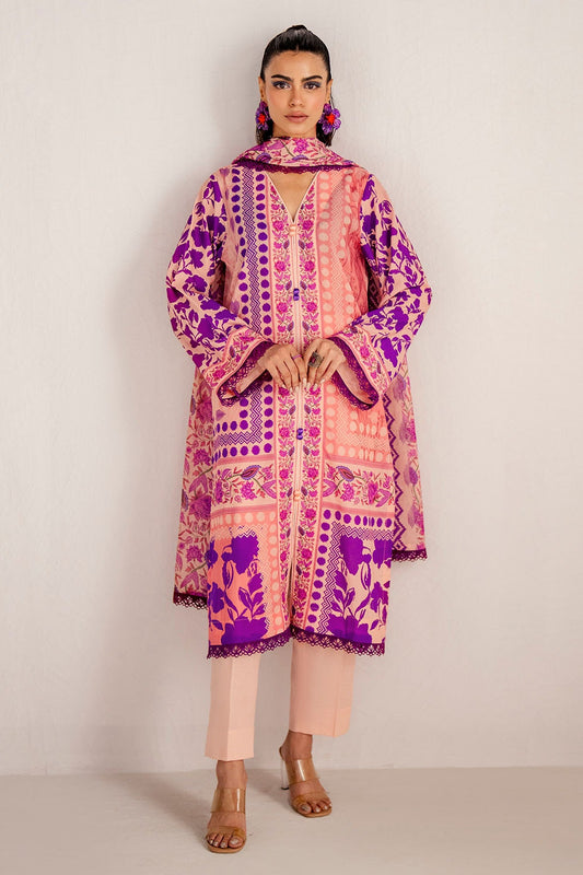 3 Piece Unstitched Printed Lawn Suit SD-52119