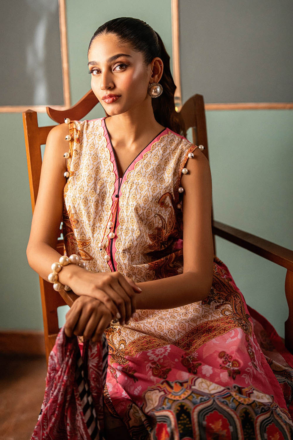 3 Piece Unstitched Printed Lawn Suit SD-52140