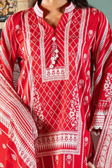 3 Piece Unstitched Printed Lawn Suit SD-52142