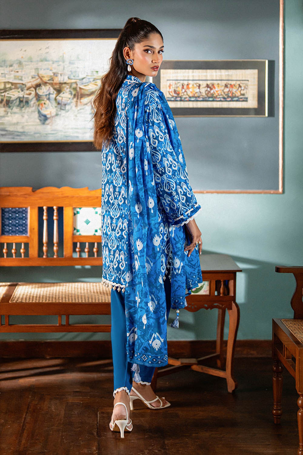 3 Piece Unstitched Printed Lawn Suit SD-52143