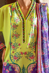 3 Piece Unstitched Printed Lawn Suit SD-52144