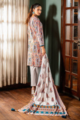 3 Piece Unstitched Printed Lawn Suit SD-52145
