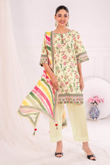 3 Piece Unstitched Printed Lawn Suit SD-52148