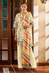 3 Piece Unstitched Printed Lawn Suit SD-52148