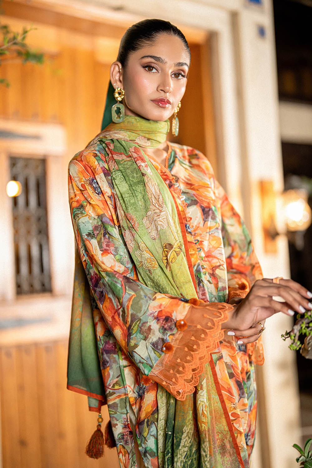 3 Piece Unstitched Printed Lawn Suit SD-52149