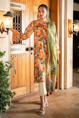 3 Piece Unstitched Printed Lawn Suit SD-52149
