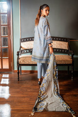 3 Piece Unstitched Printed Lawn Suit SD-52150