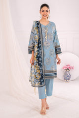 3 Piece Unstitched Printed Lawn Suit SD-52150