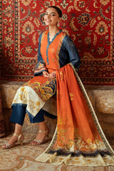 3 Piece Unstitched Printed Lawn Suit SD-52015