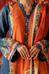 3 Piece Unstitched Printed Lawn Suit SD-52015