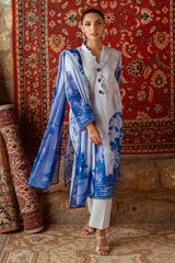 3 Piece Unstitched Printed Lawn Suit SD-52018