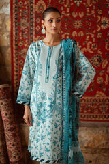 3 Piece Unstitched Printed Lawn Suit SD-52019