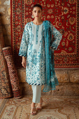 3 Piece Unstitched Printed Lawn Suit SD-52019