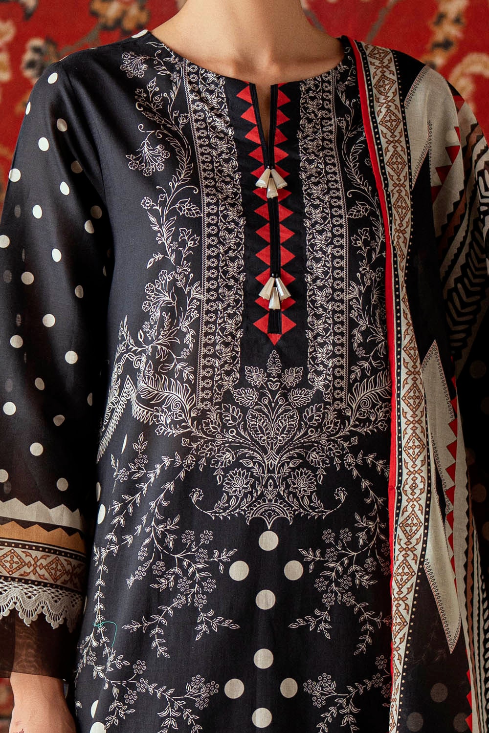 3 Piece Unstitched Printed Lawn Suit SD-52084