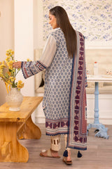 3 Piece Unstitched Printed Lawn Suit SD-52086