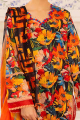3 Piece Unstitched Printed Lawn Suit SD-52090
