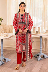 3 Piece Unstitched Printed Lawn Suit SD-52093
