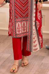 3 Piece Unstitched Printed Lawn Suit SD-52093