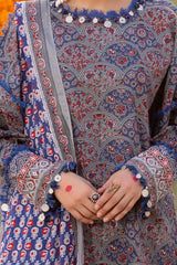 3 Piece Unstitched Printed Lawn Suit CL-52632