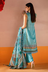 3 Piece Unstitched Printed Lawn Suit CL-62059