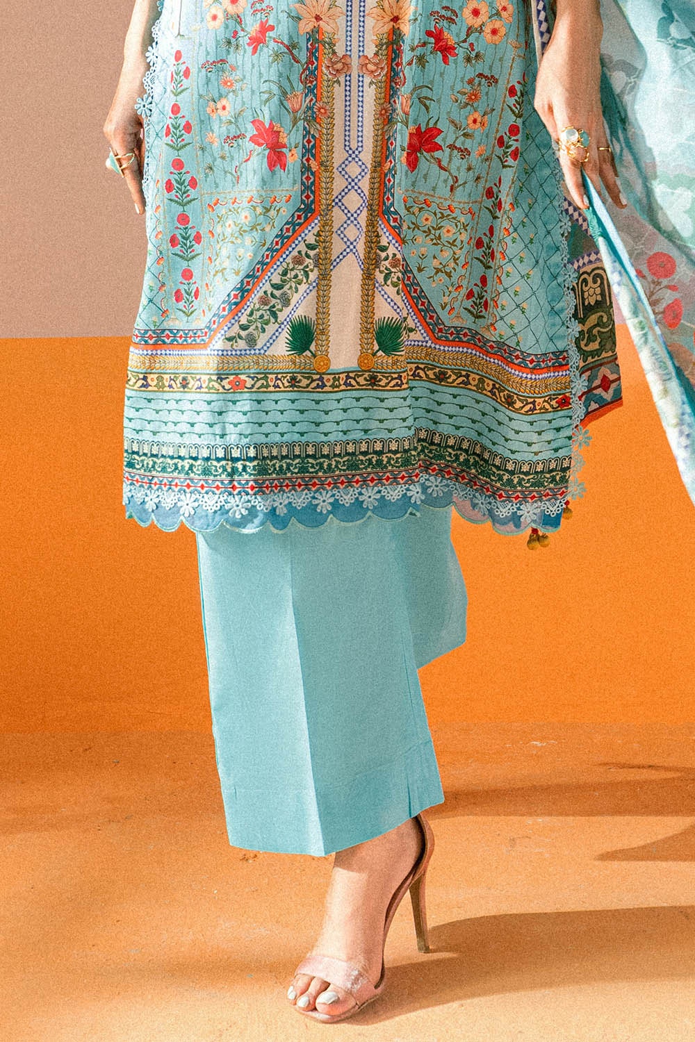 3 Piece Unstitched Printed Lawn Suit CL-62059