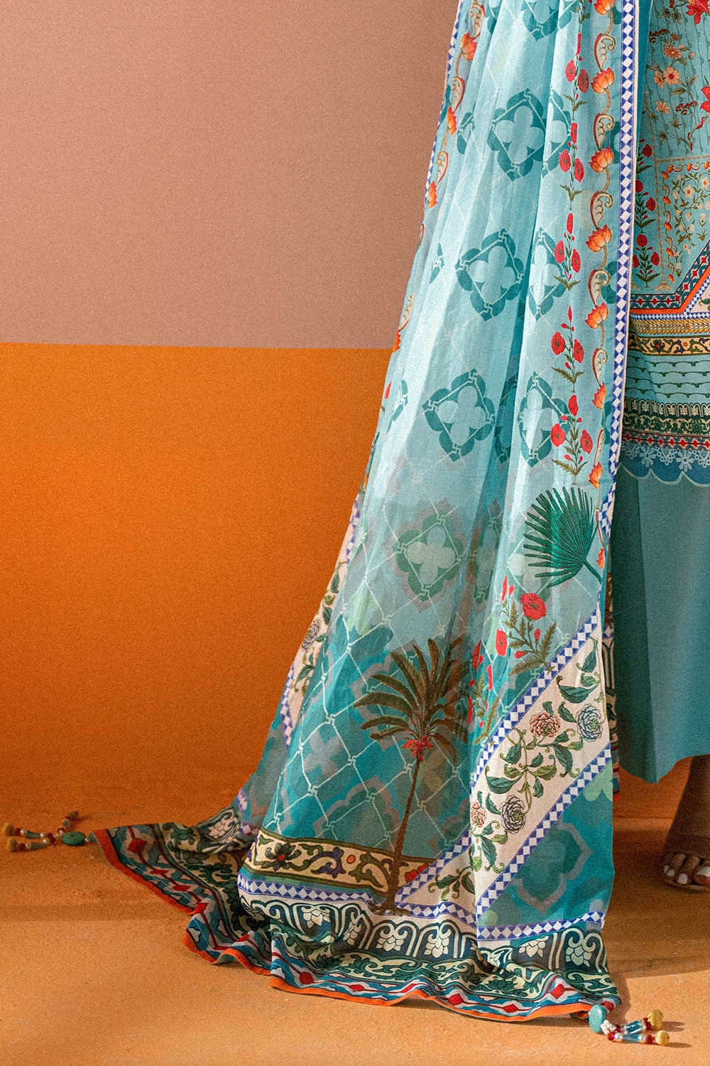 3 Piece Unstitched Printed Lawn Suit CL-62059