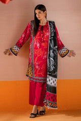 3 Piece Unstitched Printed Lawn Suit CL-62060