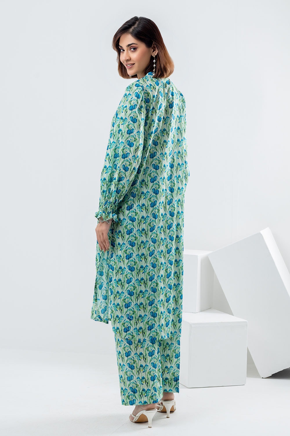 2 Piece Unstitched Printed Lawn Suit TLP-42031