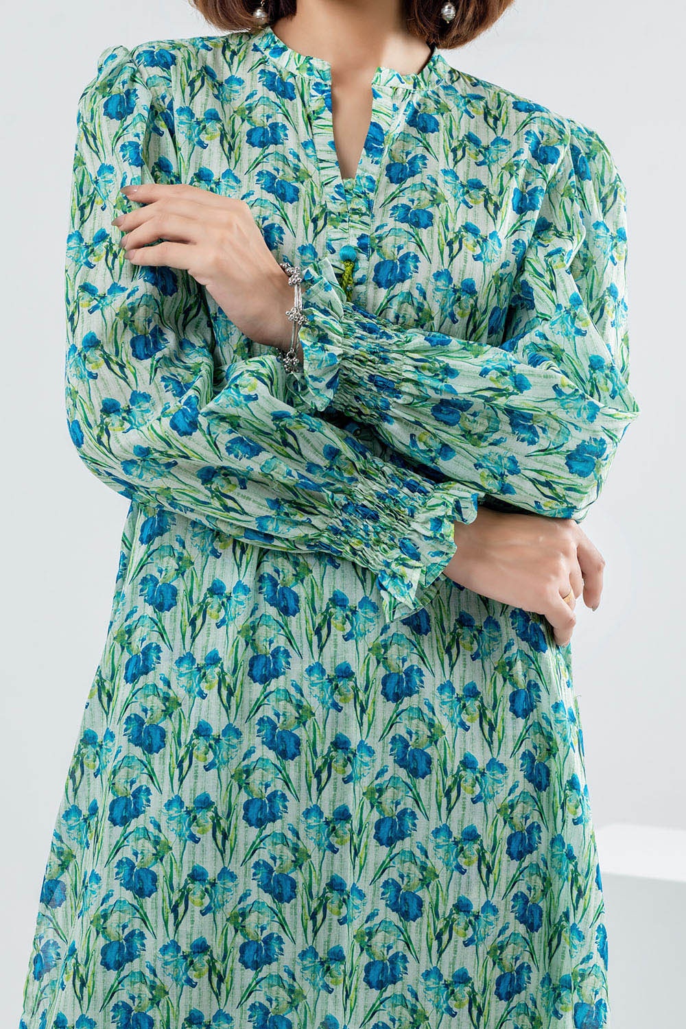 2 Piece Unstitched Printed Lawn Suit TLP-42031