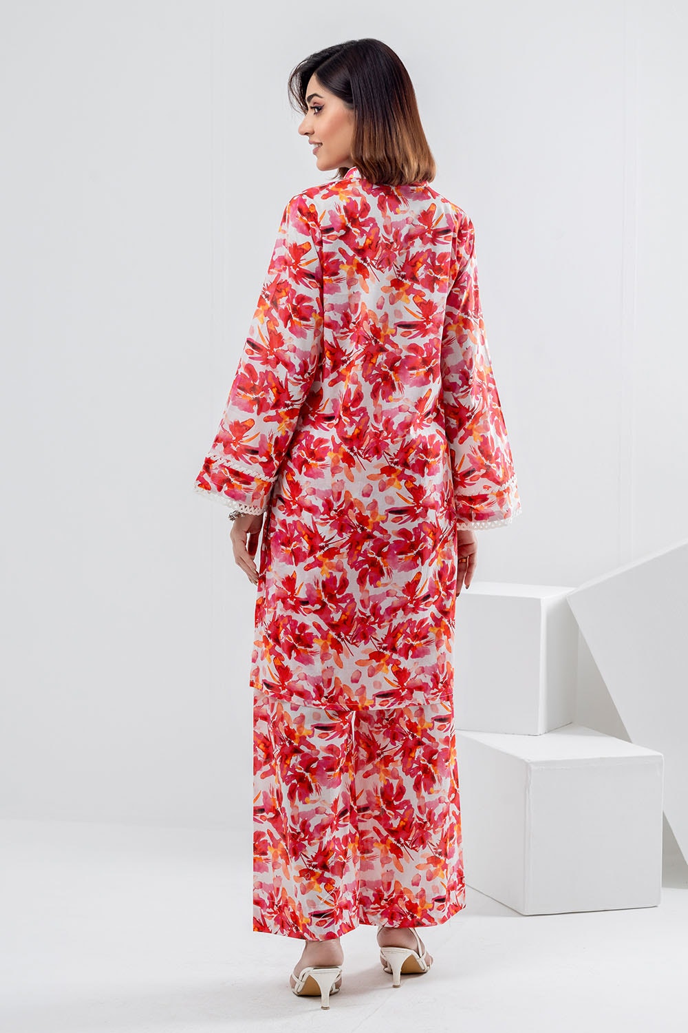2 Piece Unstitched Printed Lawn Suit