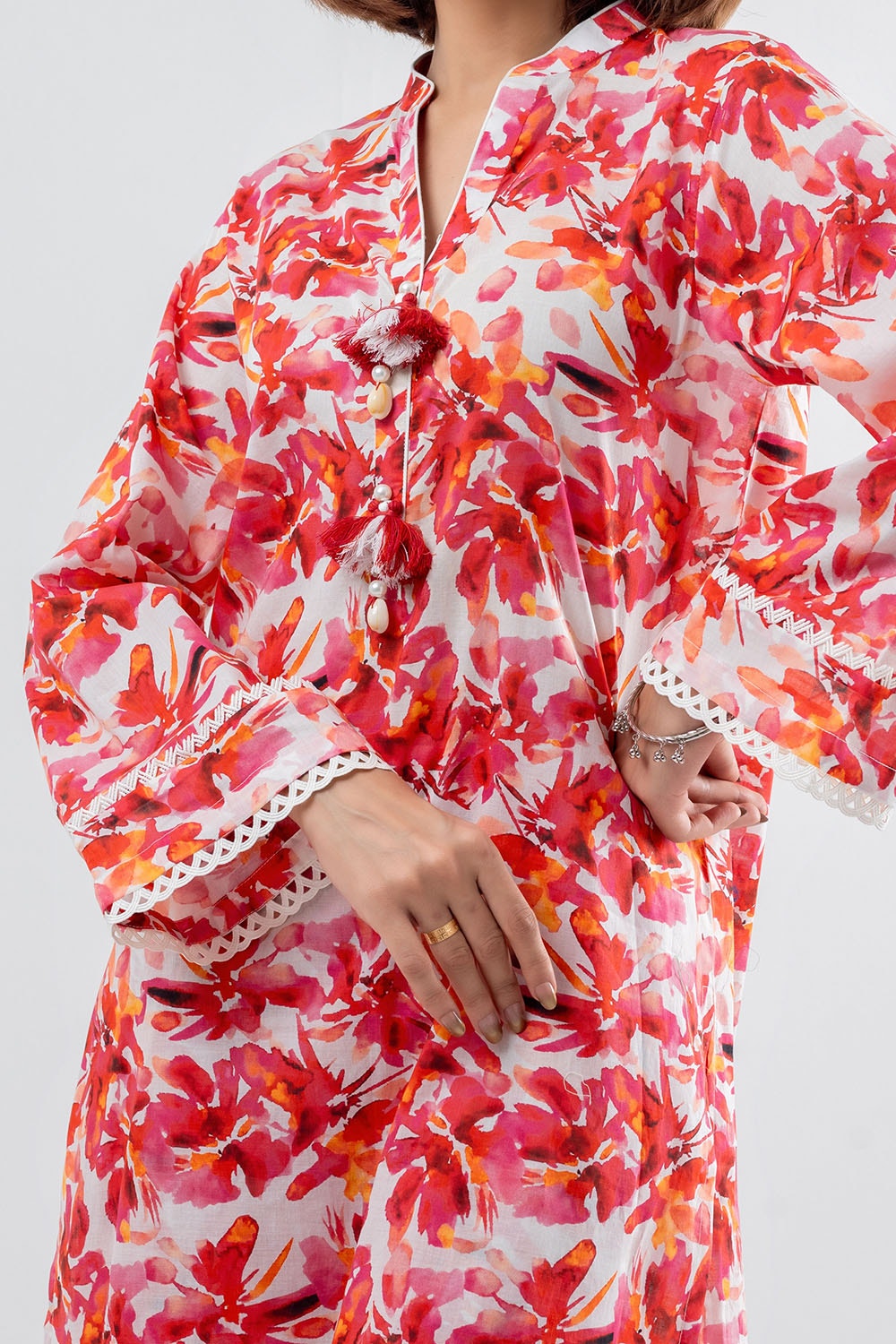 2 Piece Unstitched Printed Lawn Suit