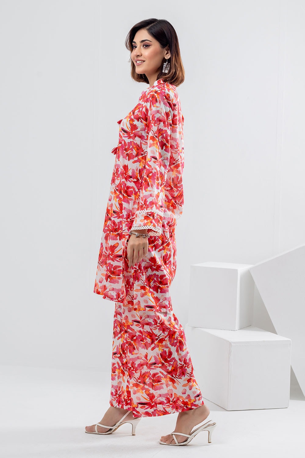2 Piece Unstitched Printed Lawn Suit