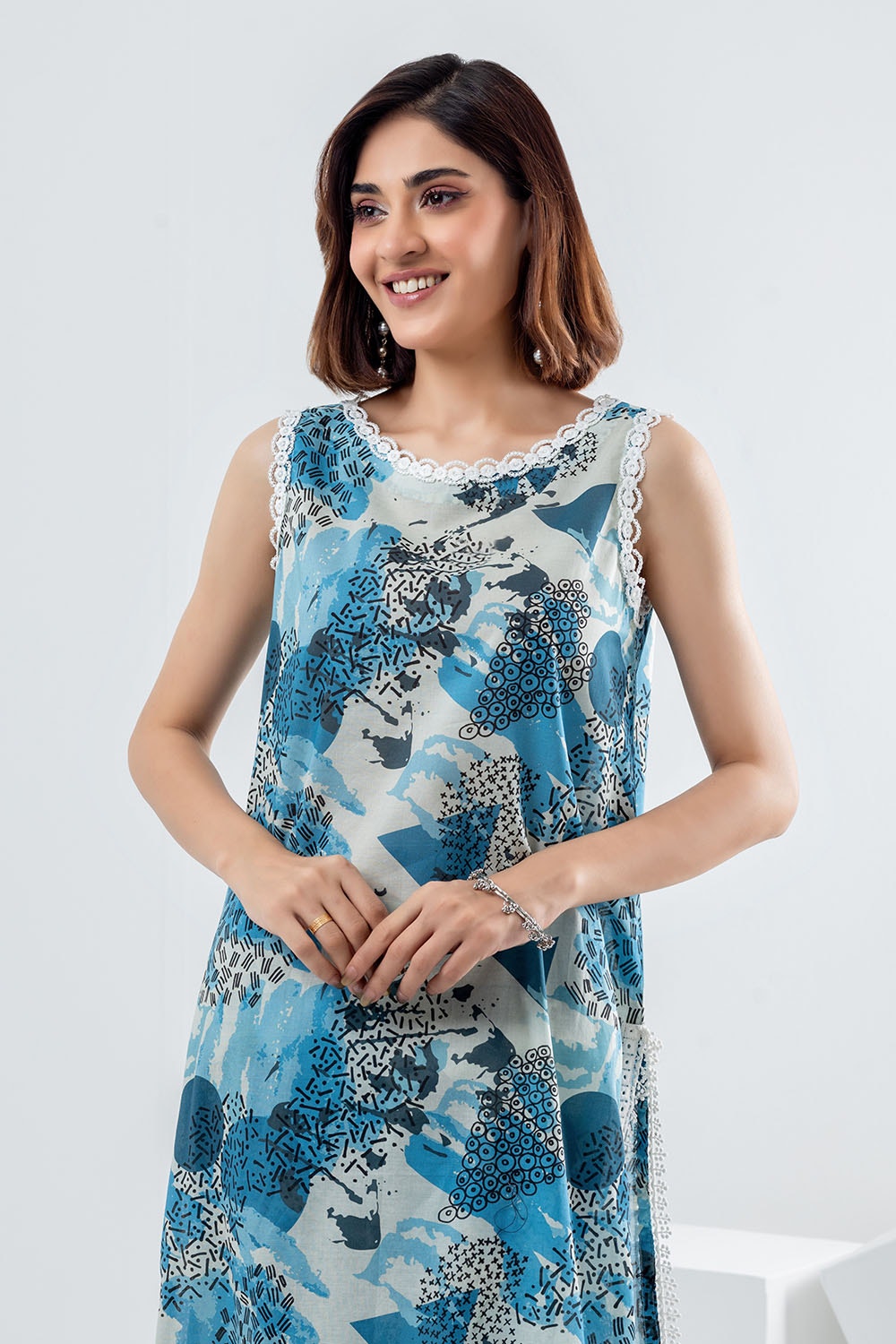 2 Piece Unstitched Printed Lawn Suit TLP-42064