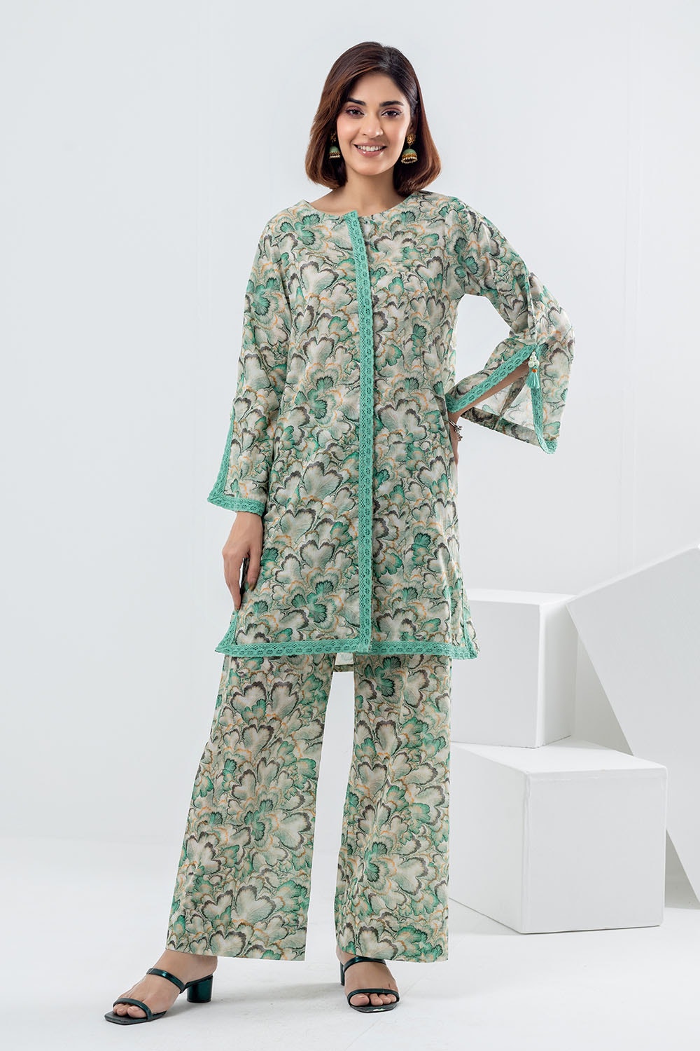 2 Piece Unstitched Printed Lawn Suit TLP-42073