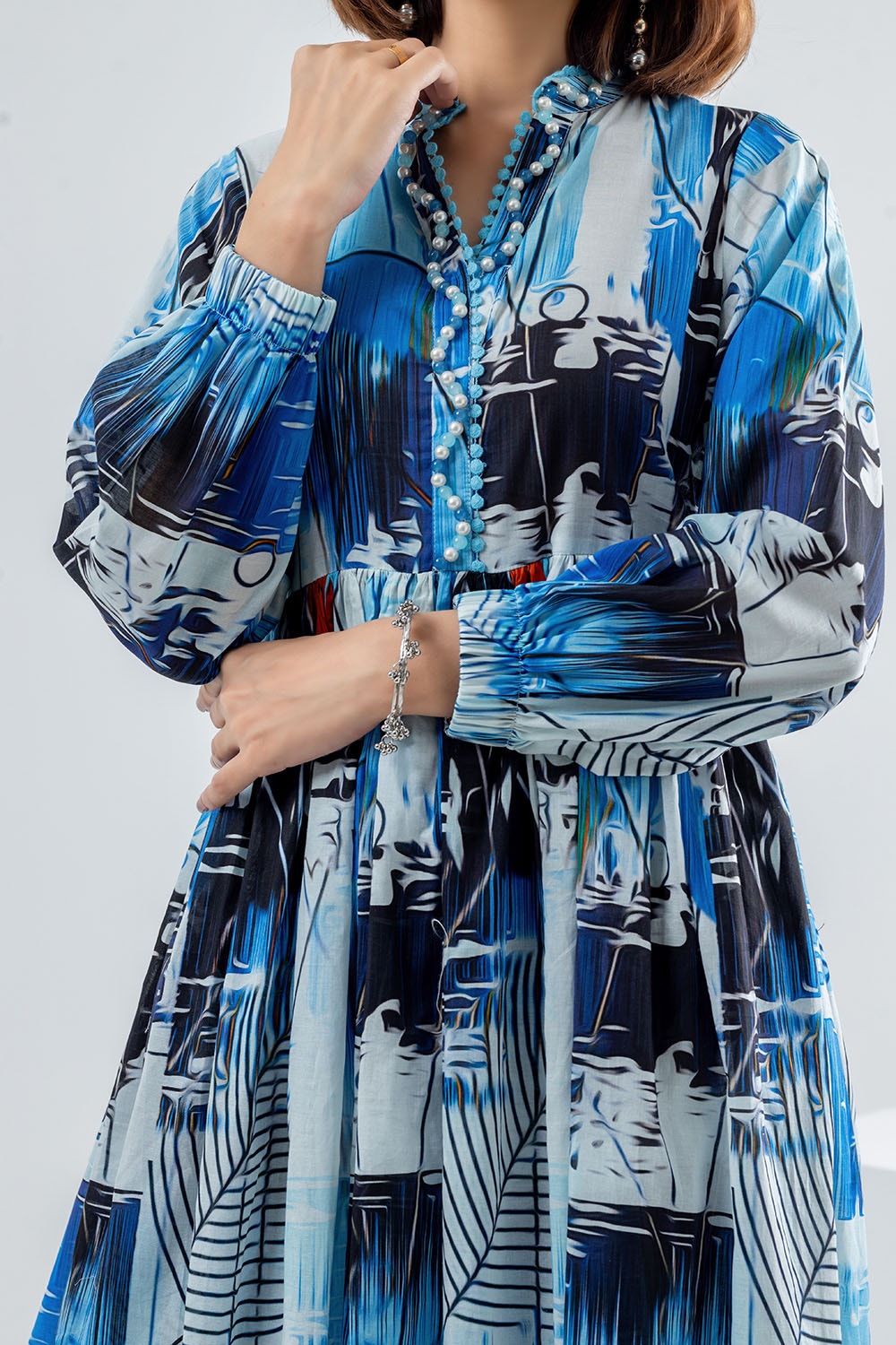 2 Piece Unstitched Printed Lawn Suit TLP-42075