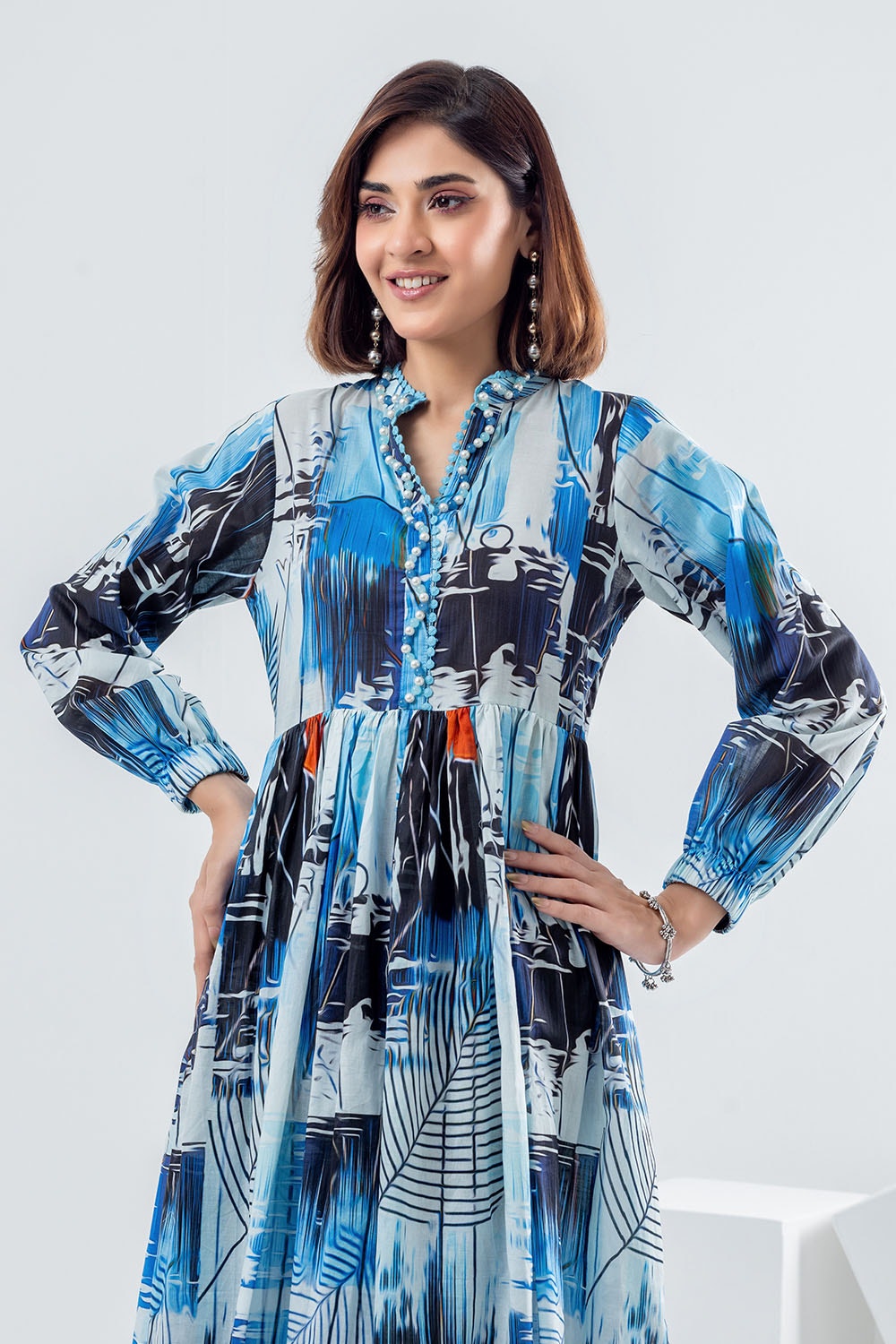 2 Piece Unstitched Printed Lawn Suit