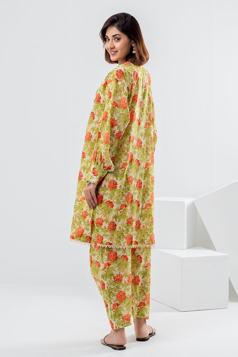 2 Piece Unstitched Printed Lawn Suit TLP-52003