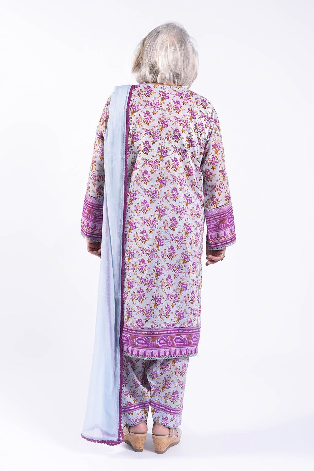 1 Piece Unstitched Printed Lawn Shirt SL-52013