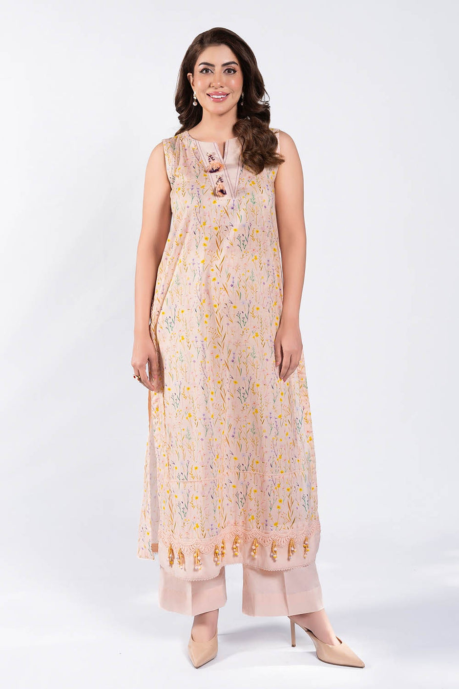 1 Piece Unstitched Printed Lawn Shirt
