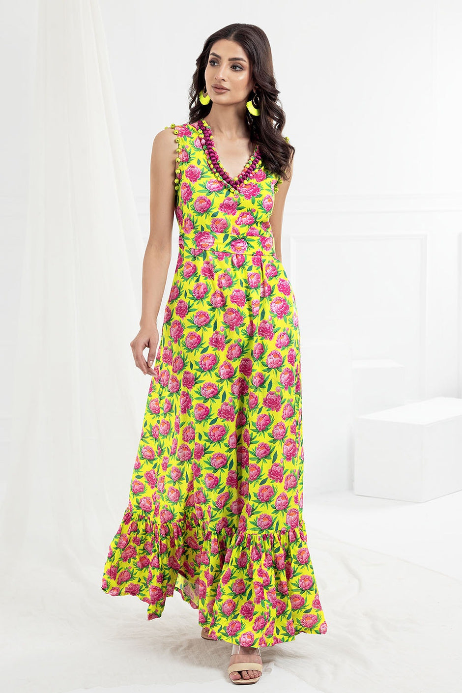 1 Piece Unstitched Printed Lawn Shirt SL-52036