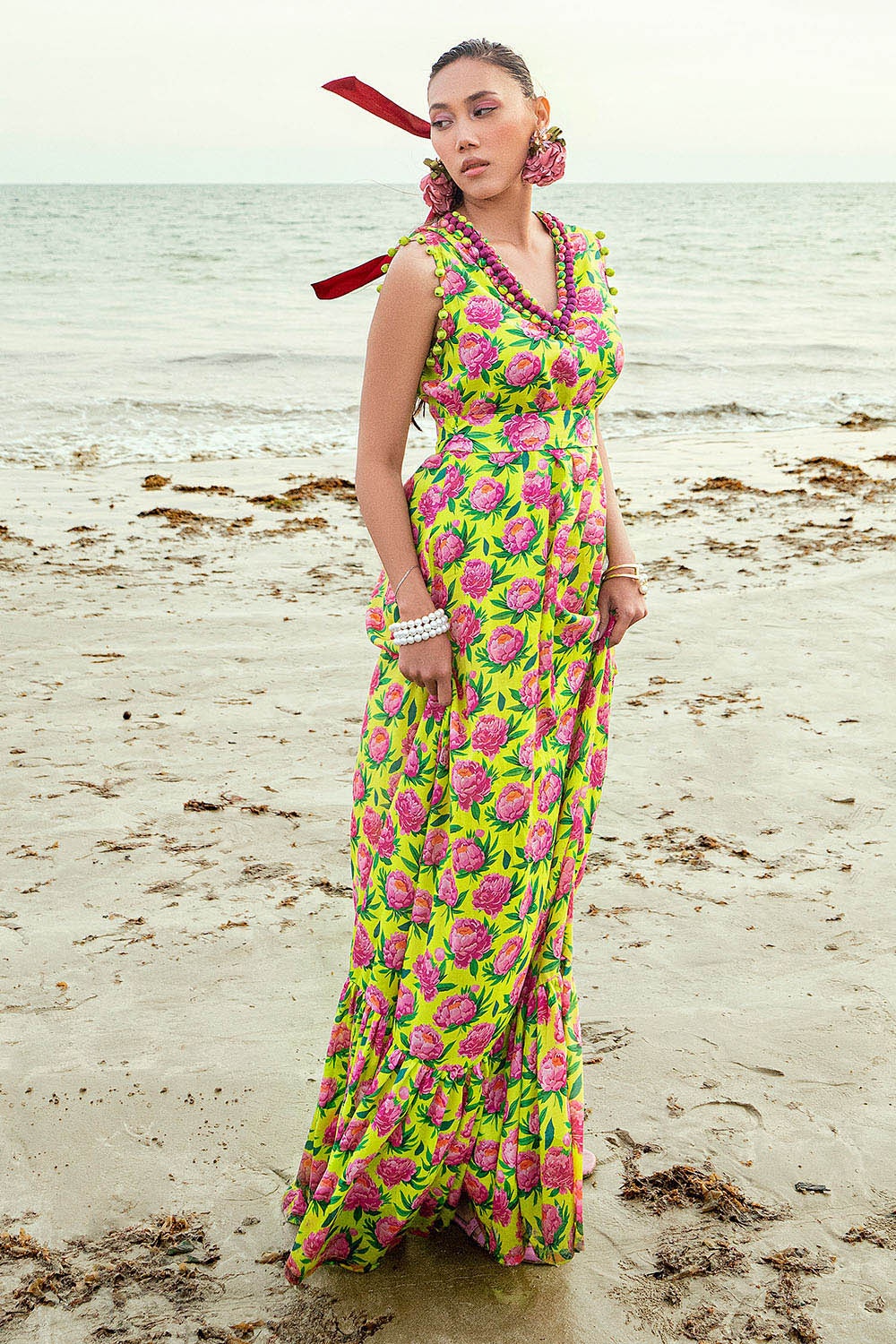1 Piece Unstitched Printed Lawn Shirt SL-52036