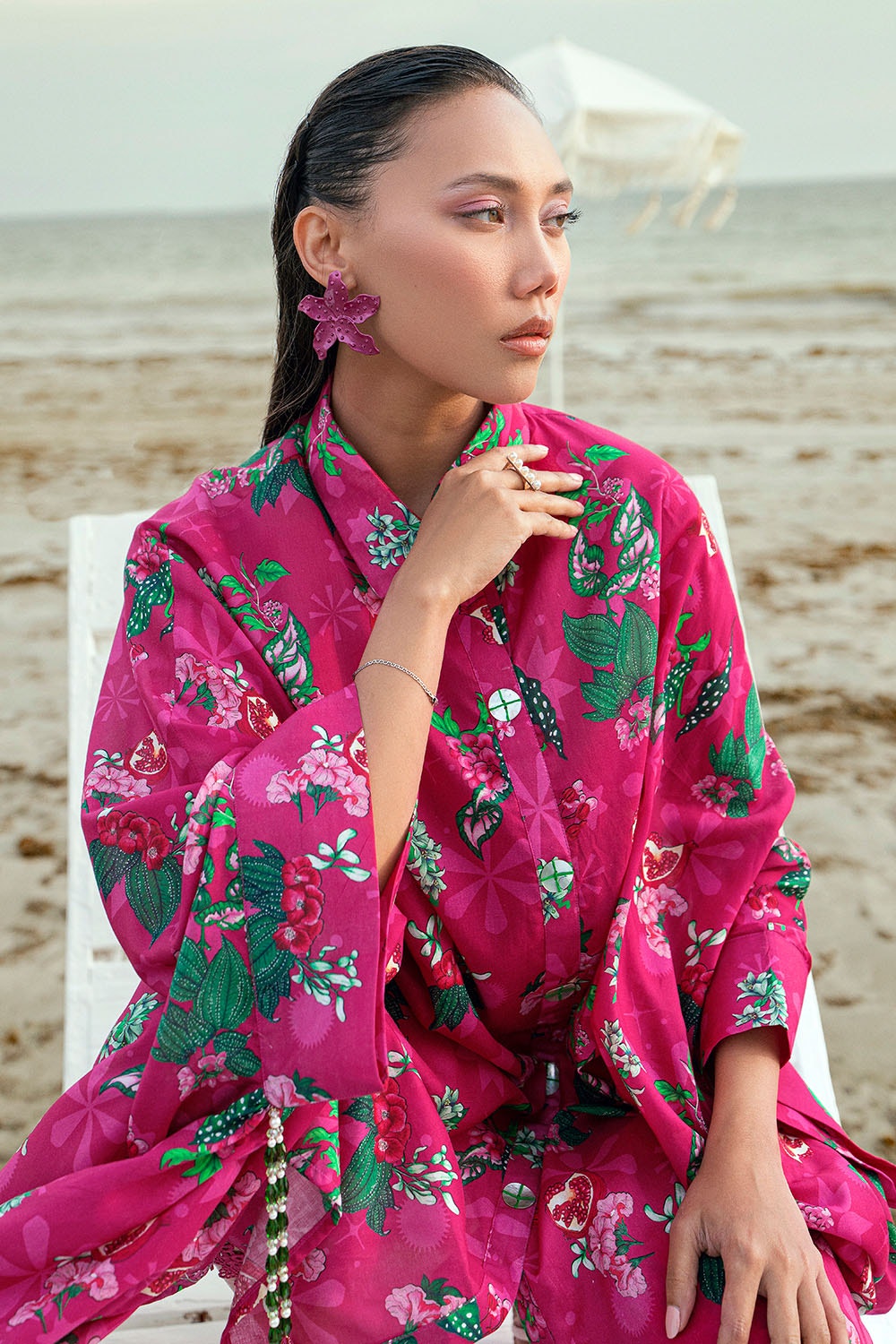 1 Piece Unstitched Printed Lawn Shirt SL-52042