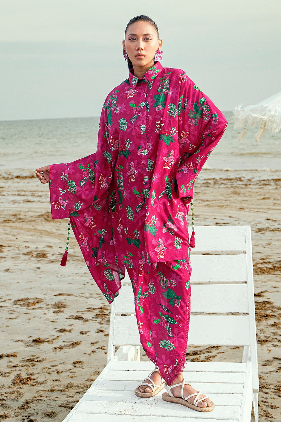 1 Piece Unstitched Printed Lawn Shirt