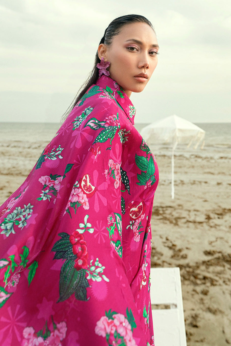 1 Piece Unstitched Printed Lawn Shirt